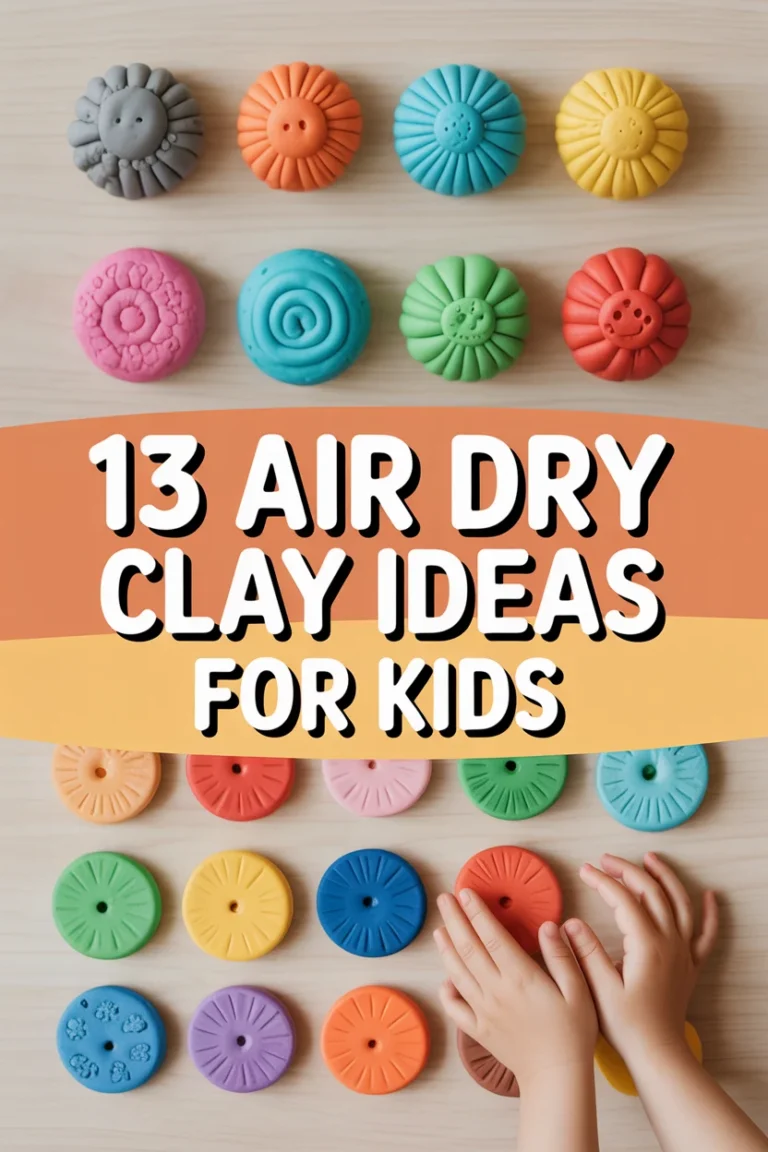 13 Air Dry Clay Ideas For Kids