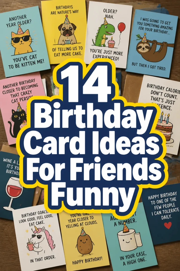 14 Birthday Card Ideas For Friends Funny