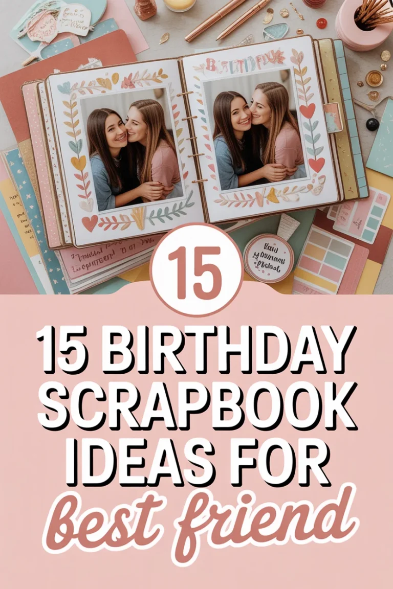 15 Birthday Scrapbook Ideas For Best Friend