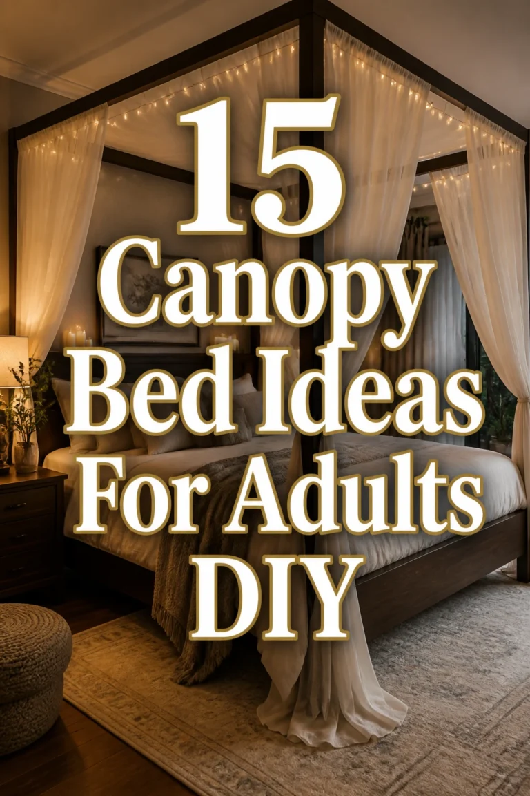 15 Canopy Bed Ideas For Adults DIY