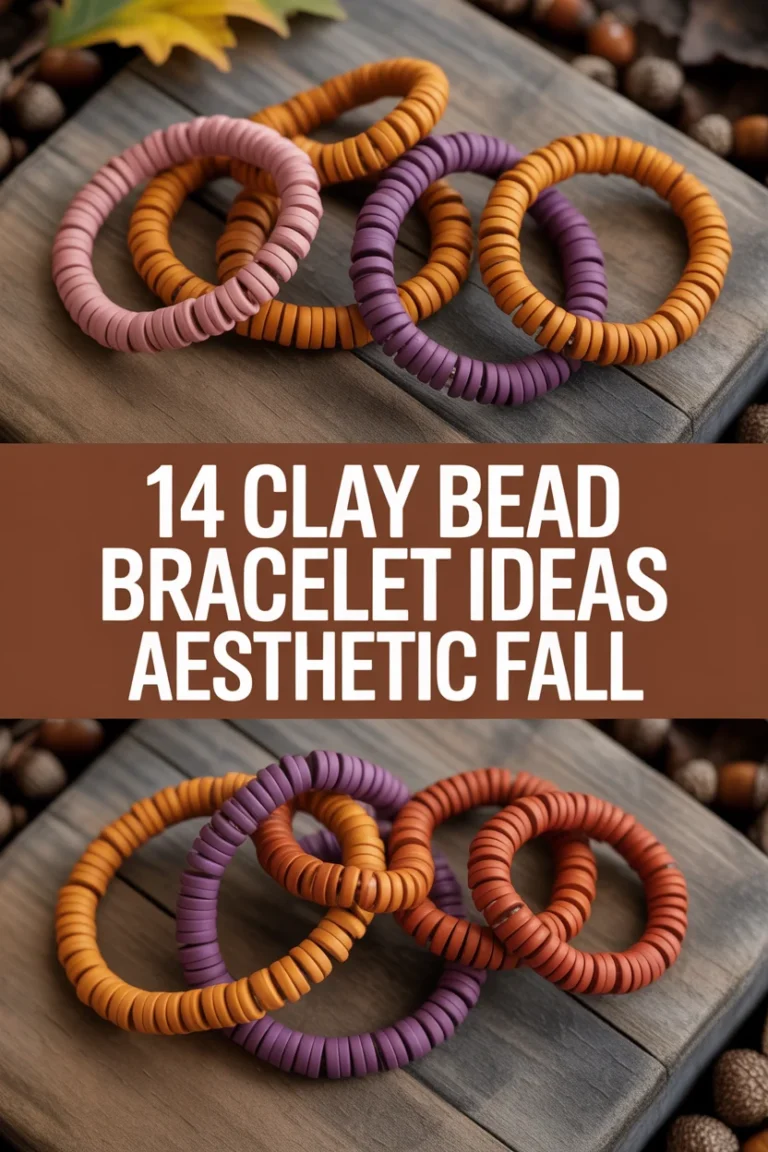 14 Clay Bead Bracelet Ideas Aesthetic Fall