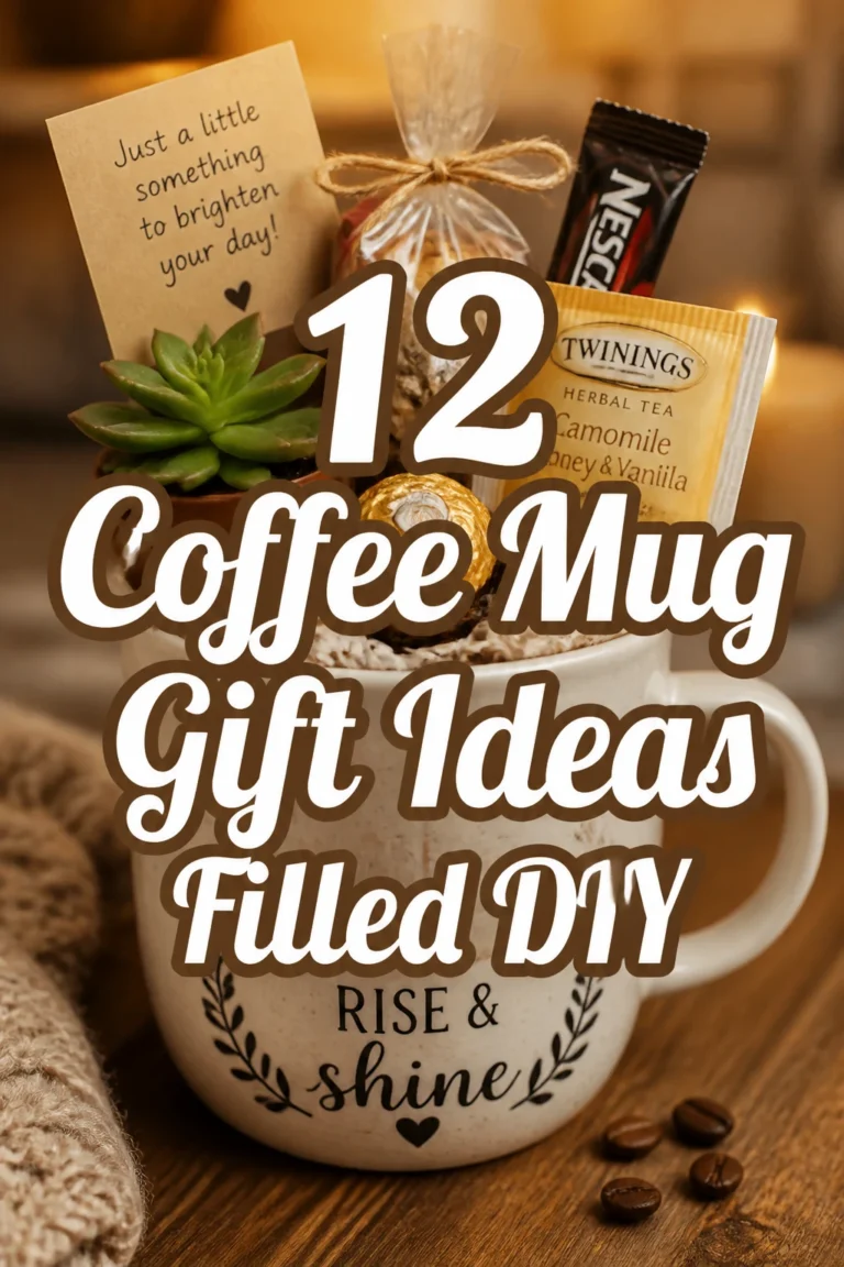 12 Coffee Mug Gift Ideas Filled DIY