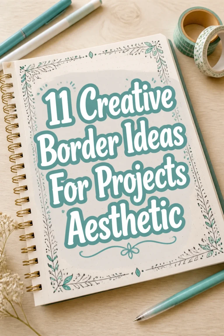 11 Creative Border Ideas For Projects Aesthetic