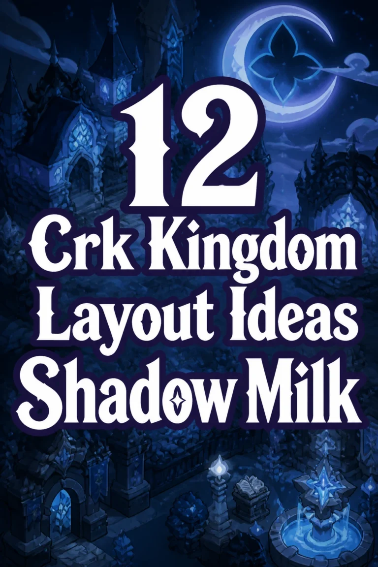 12 Crk Kingdom Layout Ideas Shadow Milk