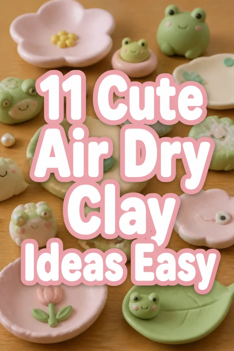 11 Cute Air Dry Clay Ideas Easy