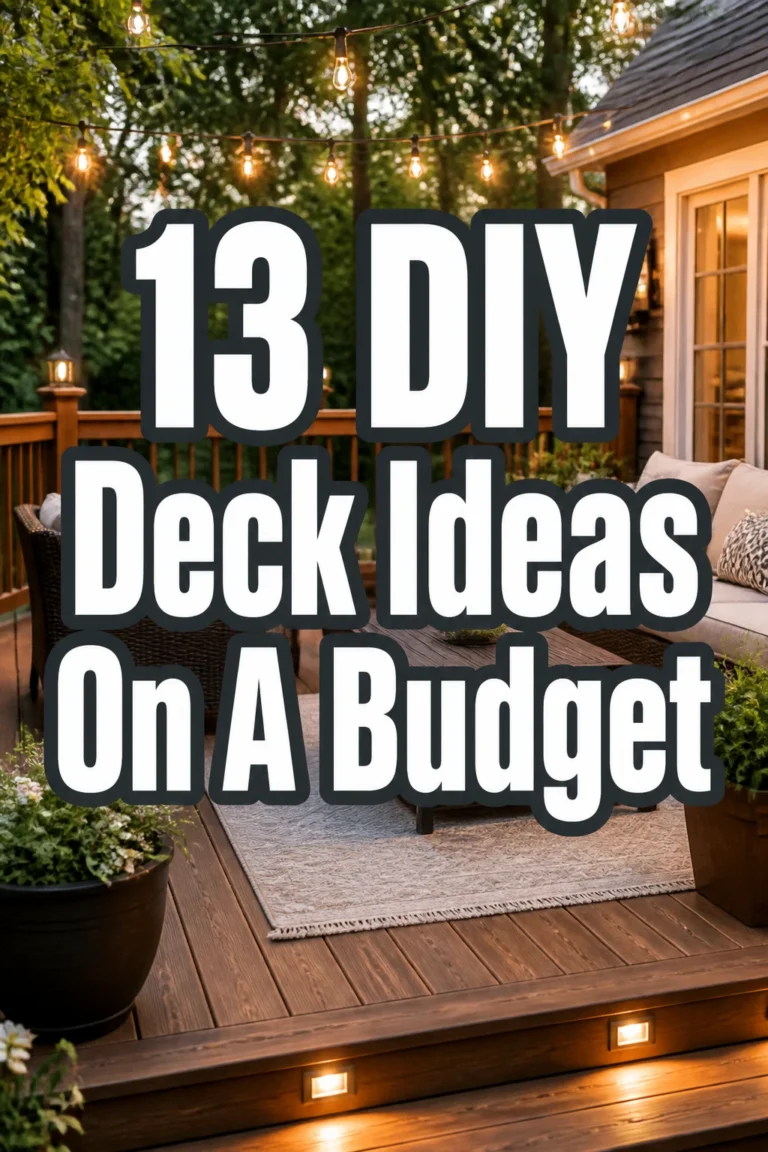 13 DIY Deck Ideas On A Budget
