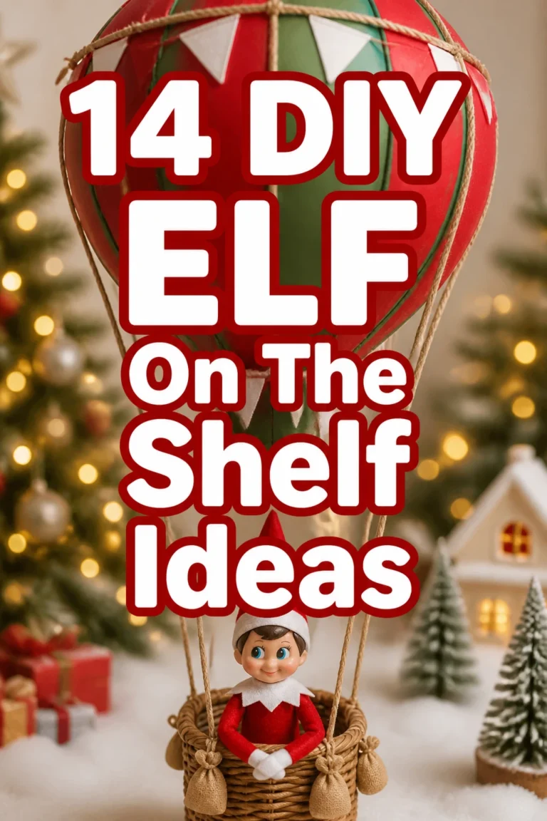 14 DIY ELF On The Shelf Ideas