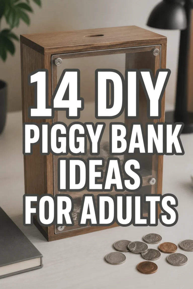 14 DIY Piggy Bank Ideas For Adults