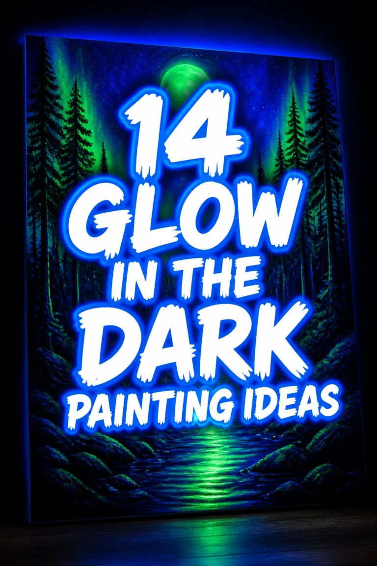 14 Glow In The Dark Painting Ideas
