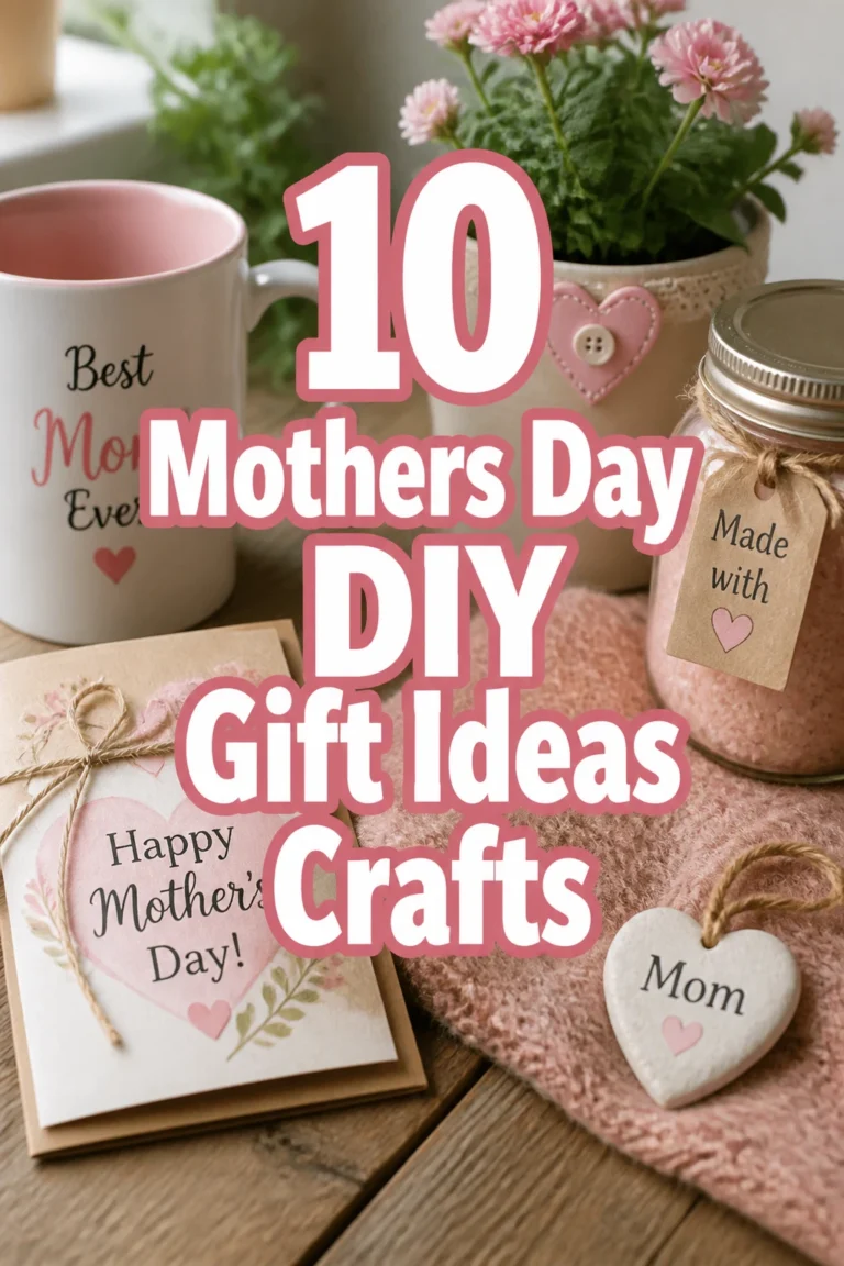 10 Mothers Day DIY Gift Ideas Crafts
