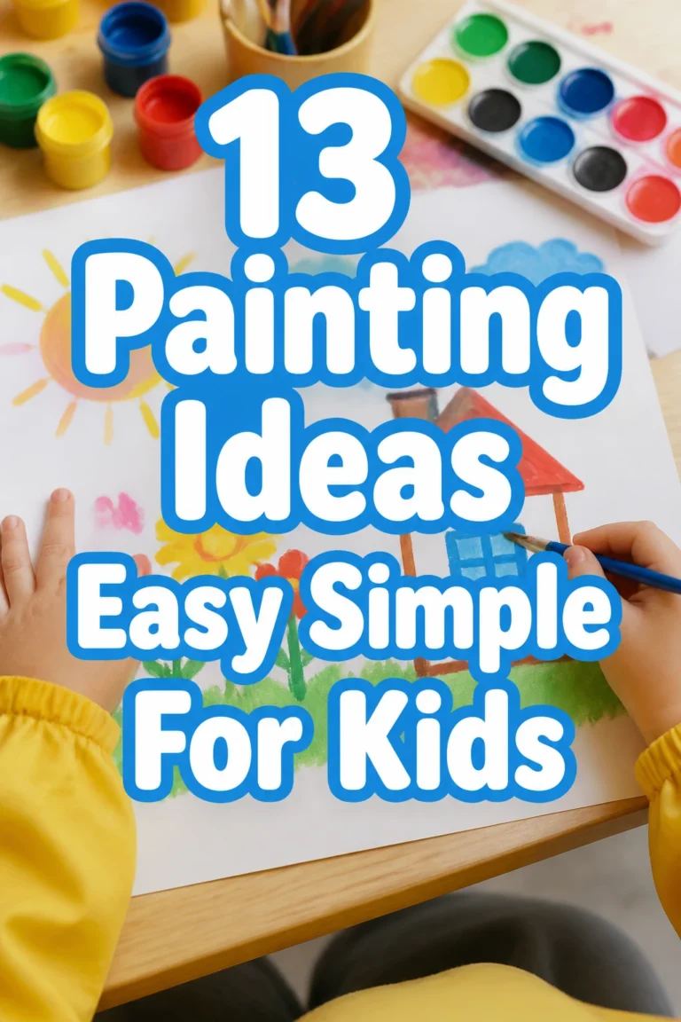 13 Painting Ideas Easy Simple For Kids