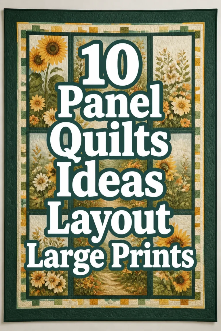 10 Panel Quilts Ideas Layout Large Prints