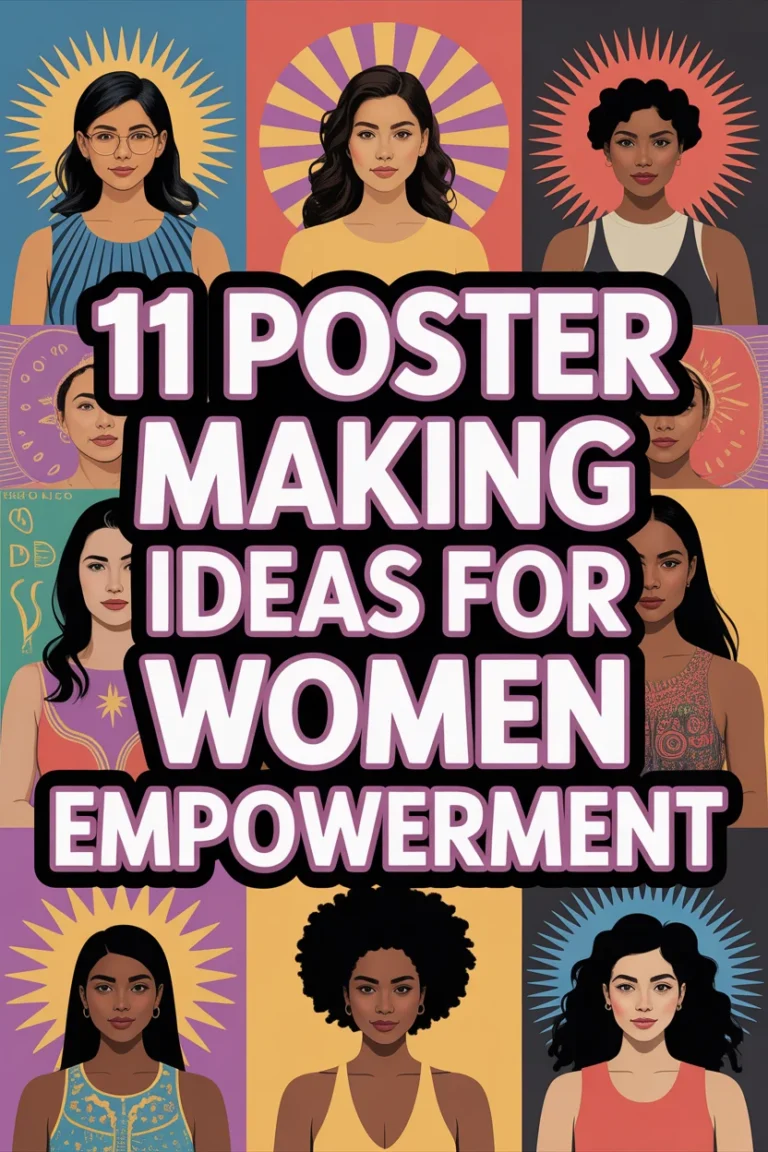 11 Poster Making Ideas For Women Empowerment
