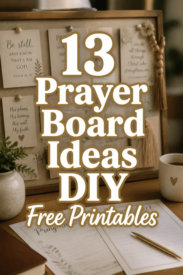 13 Prayer Board Ideas DIY Free Printables