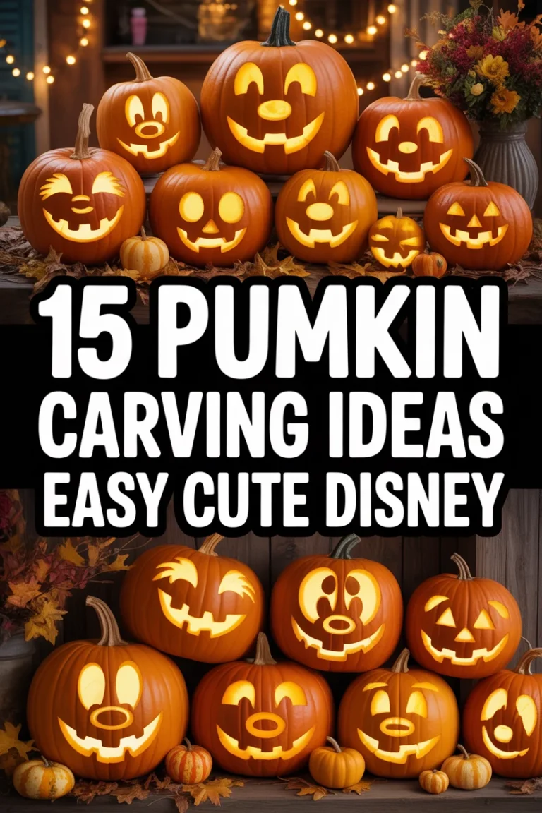 15 Pumkin Carving Ideas Easy Cute Disney