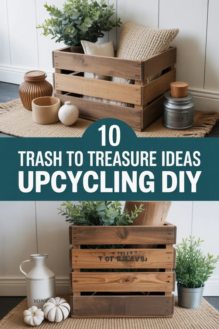 10 Trash To Treasure Ideas Upcycling DIY