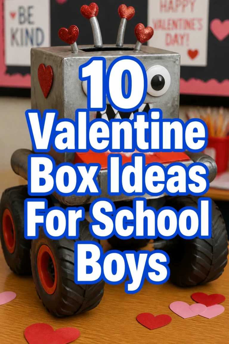 10 Valentine Box Ideas For School Boys